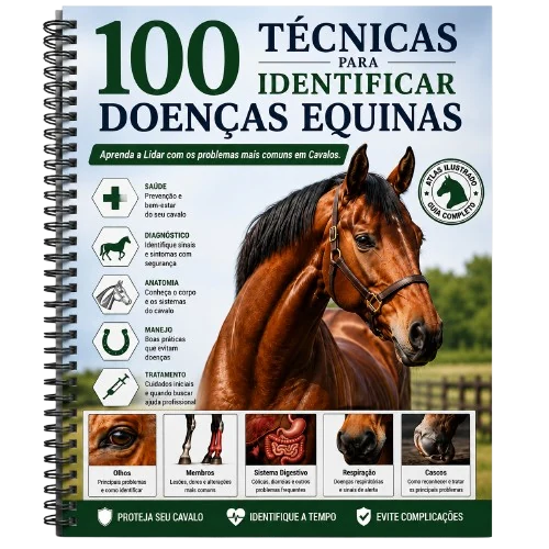 Cartilha +100 Técnicas para Identificar Doenças Equinas